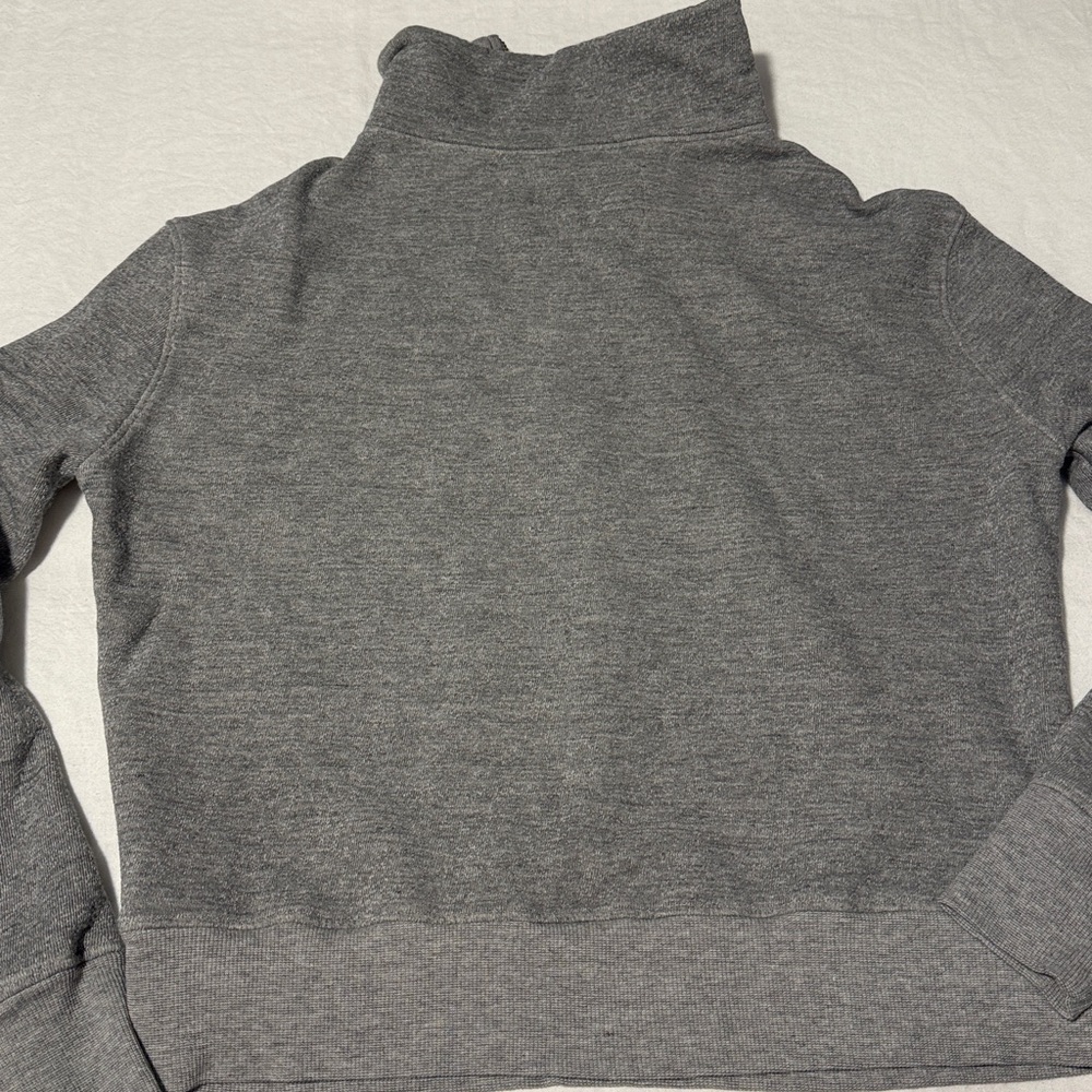 NILI LOTAN Gray Quarter-Zip Sweatshirt XS - Picture 6 of 6